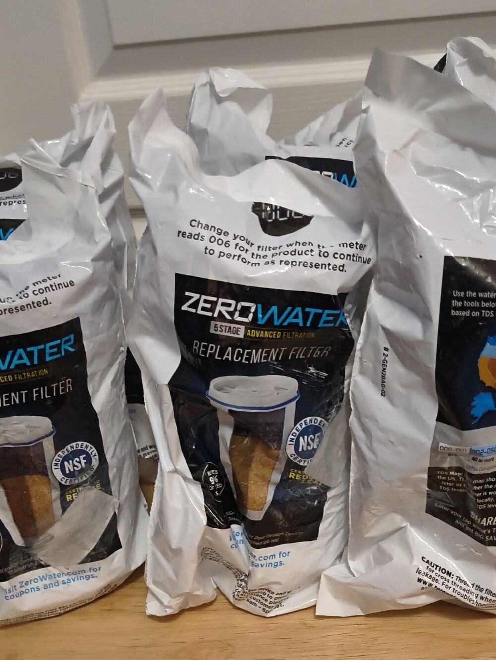 ZeroWater 5 Stage Replacement Water Filters 6 Pack ZR-006